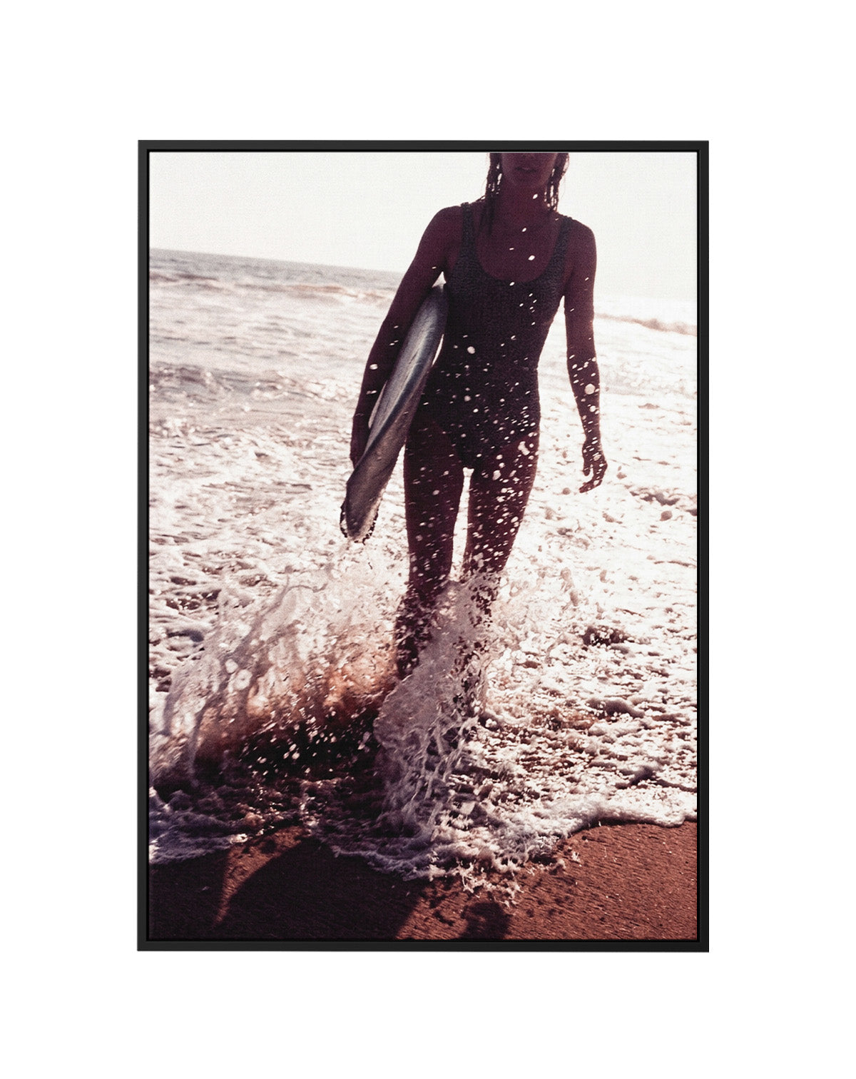 After Sun | Framed Canvas Art Print