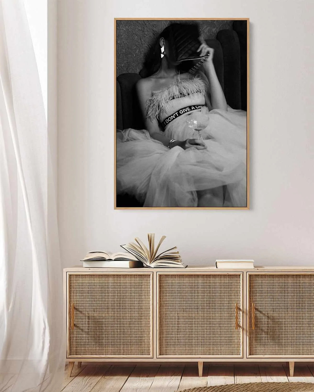 After Party by Mario Stefanelli | Framed Canvas Art Print from Olive et Oriel where you can shop wallpaper and artworks online