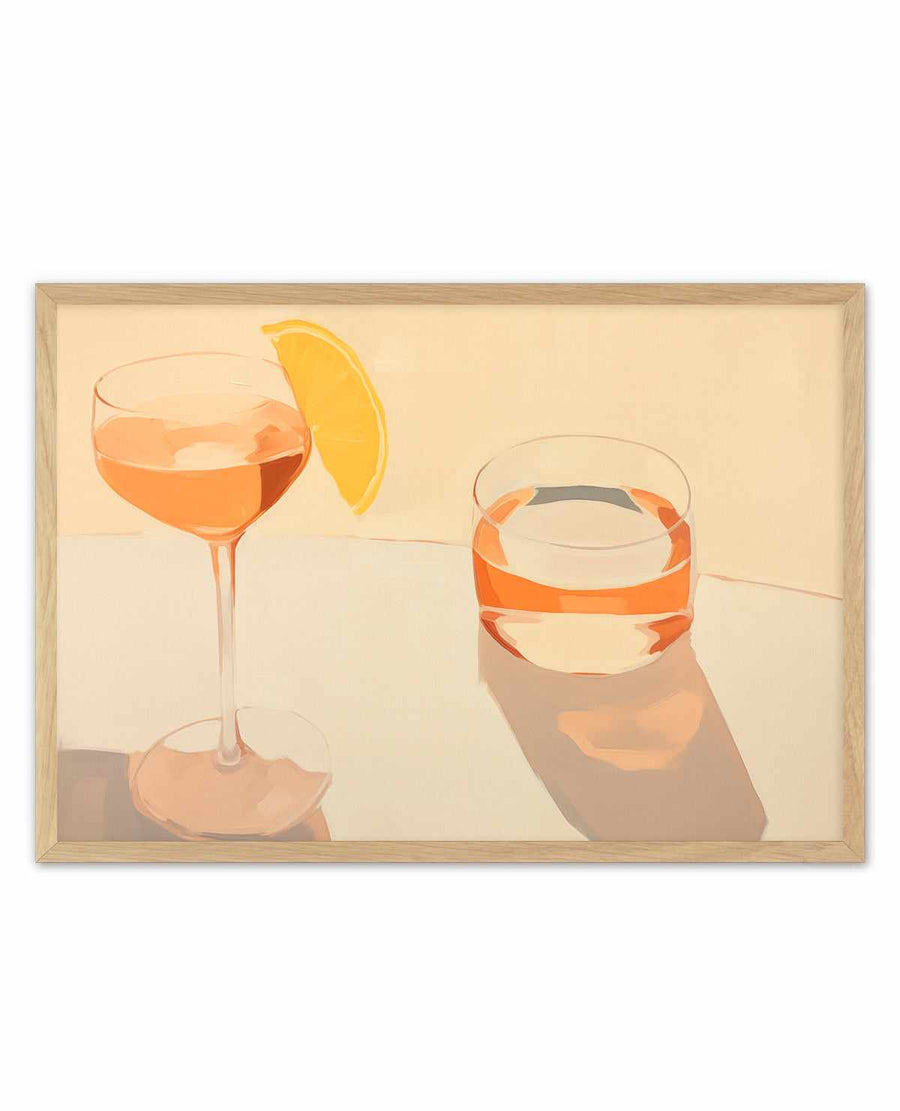 Afternoon Cocktails I | Art Print from Olive et Oriel where you can shop wallpaper and artworks online