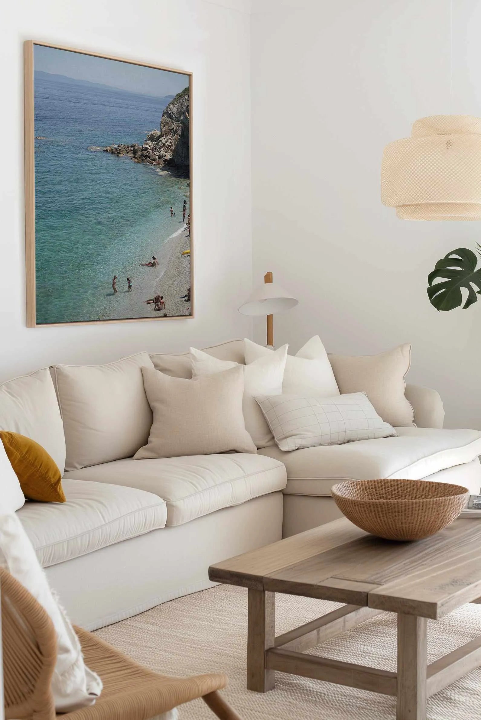 Afternoon Dip by Renee Rae | Framed Canvas Art Print from Olive et Oriel where you can shop wallpaper and artworks online