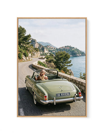 Afternoon Drive I | Framed Canvas Wall Art