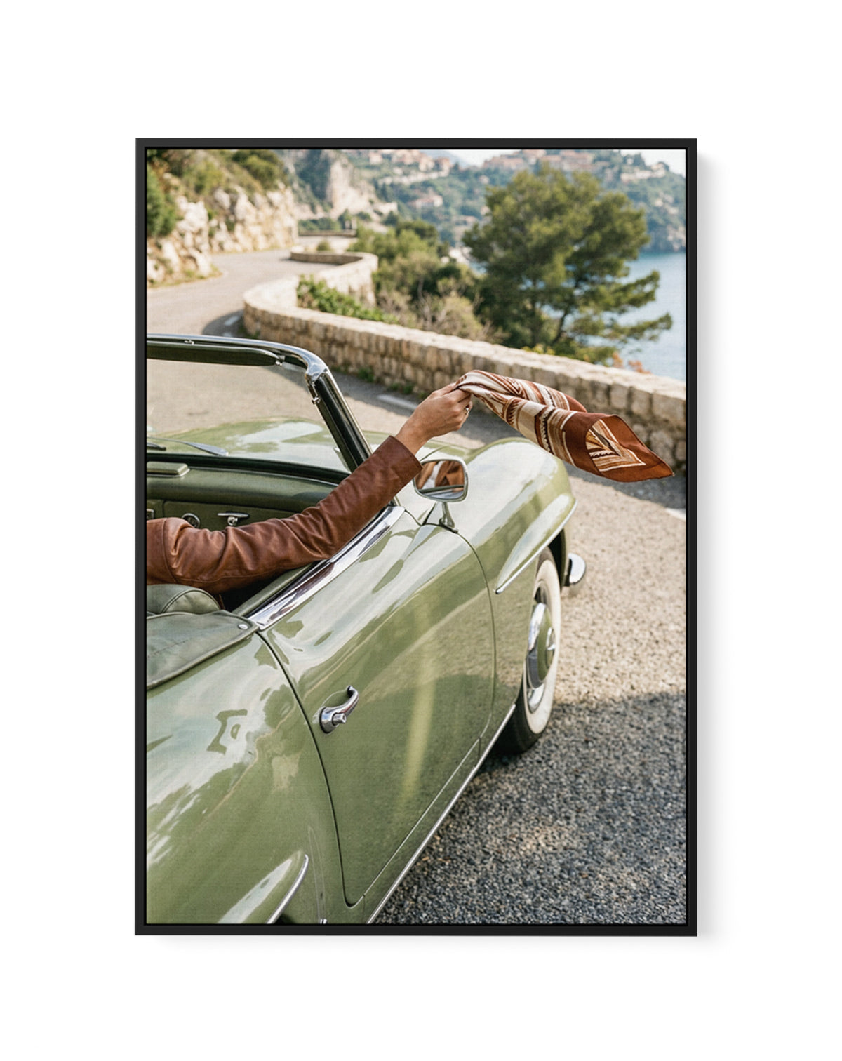 Afternoon Drive II | Framed Canvas Art Print