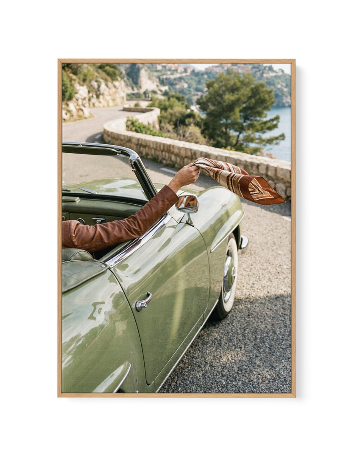 Afternoon Drive II | Framed Canvas Art Print