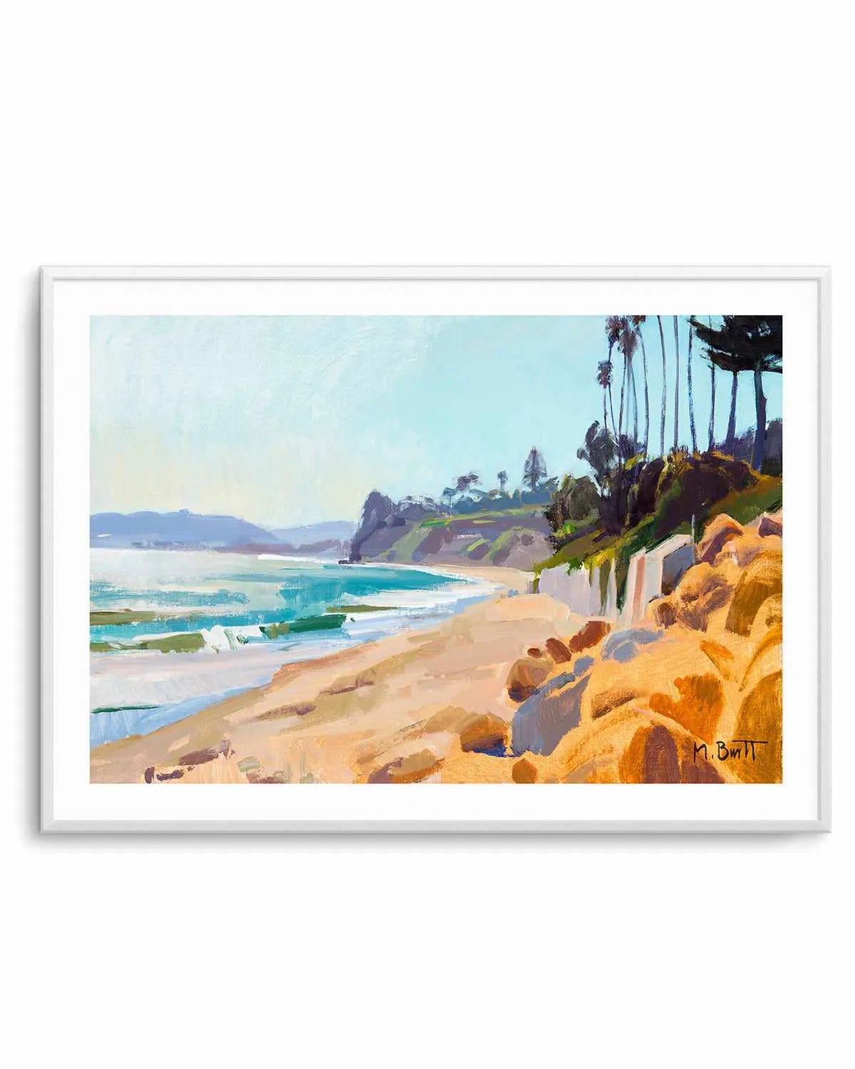 Afternoon Light by Marcia Burtt Art Print from Olive et Oriel where you can shop wallpaper and artworks online