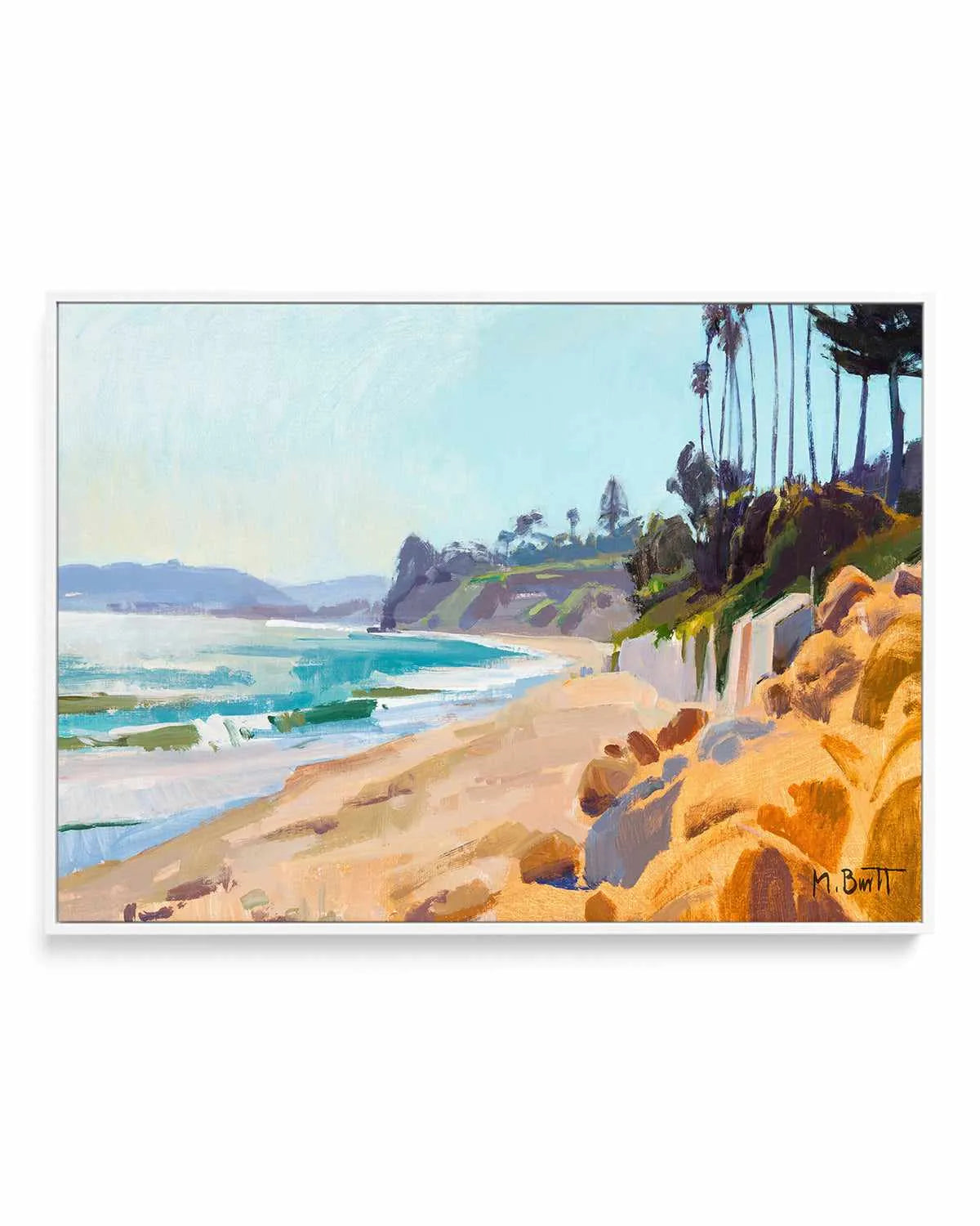 Afternoon Light by Marcia Burtt | Framed Canvas Art Print from Olive et Oriel where you can shop wallpaper and artworks online
