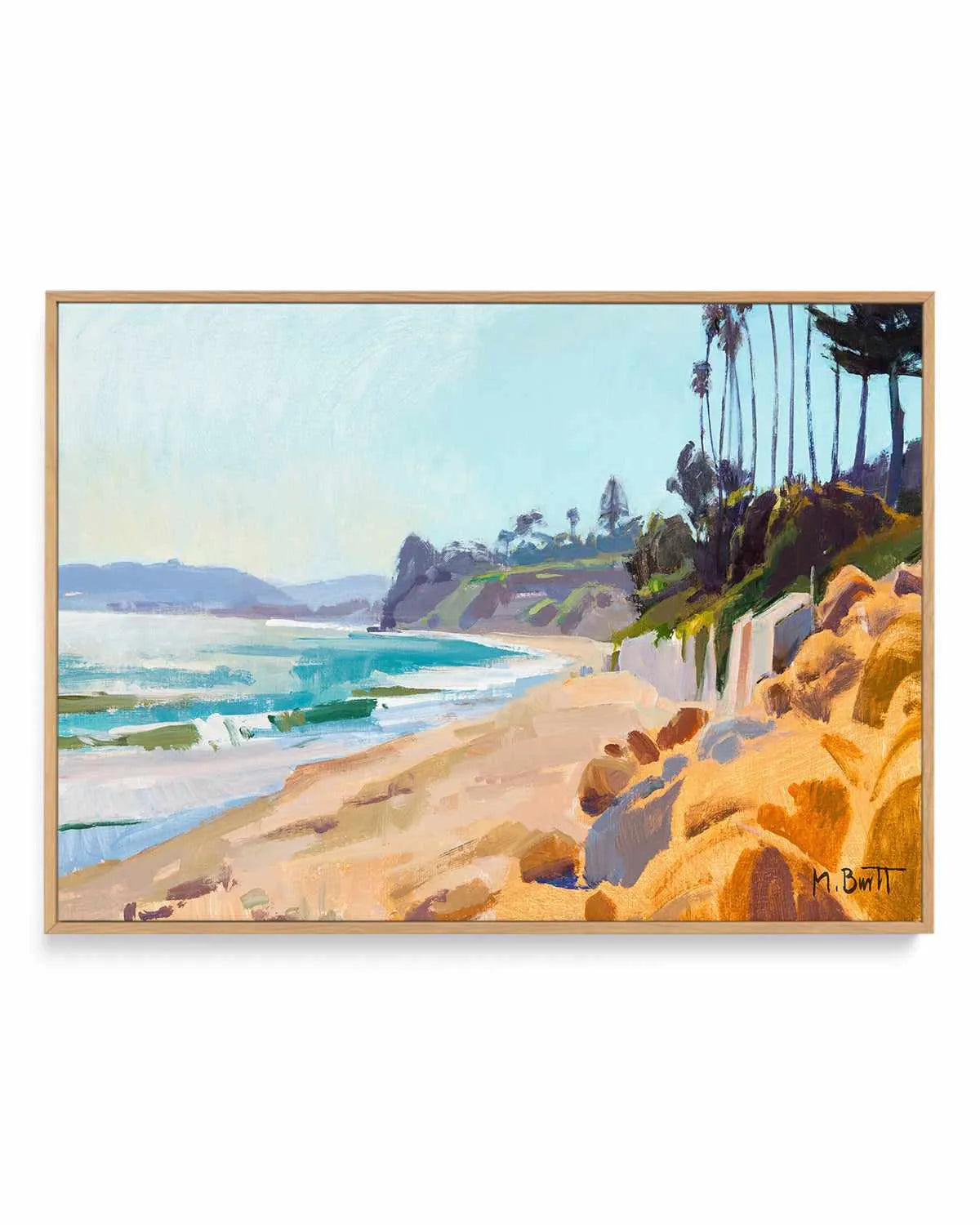 Afternoon Light by Marcia Burtt | Framed Canvas Art Print from Olive et Oriel where you can shop wallpaper and artworks online
