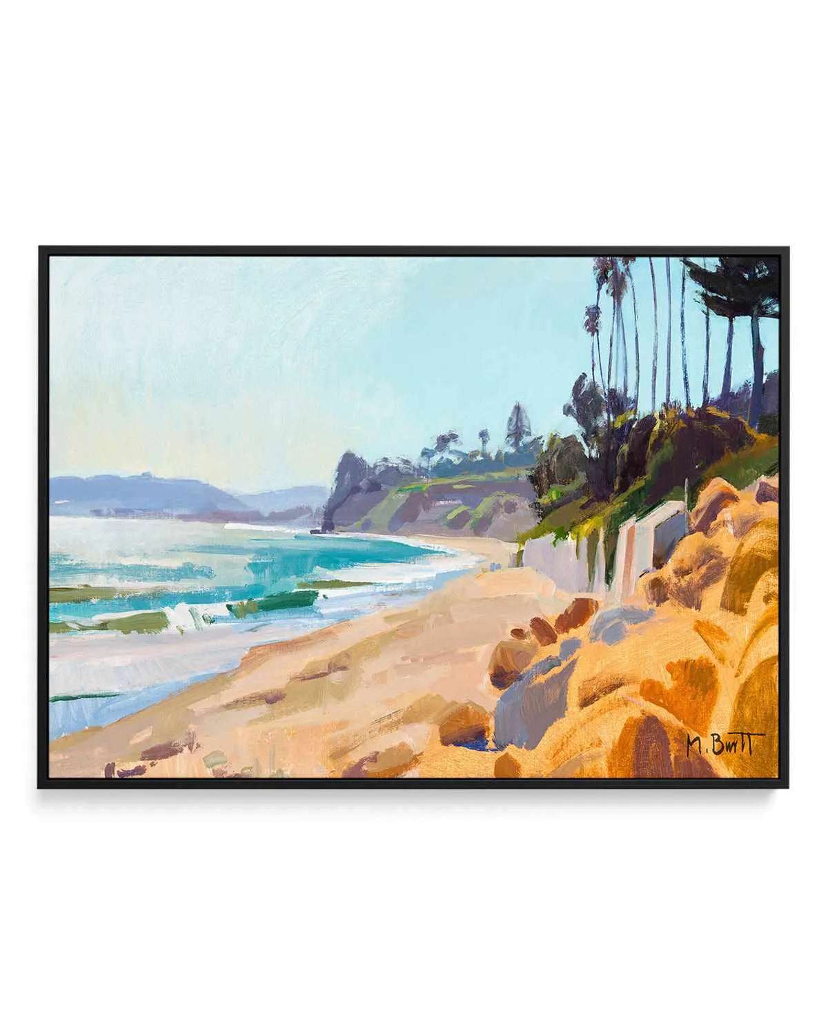 Afternoon Light by Marcia Burtt | Framed Canvas Art Print from Olive et Oriel where you can shop wallpaper and artworks online