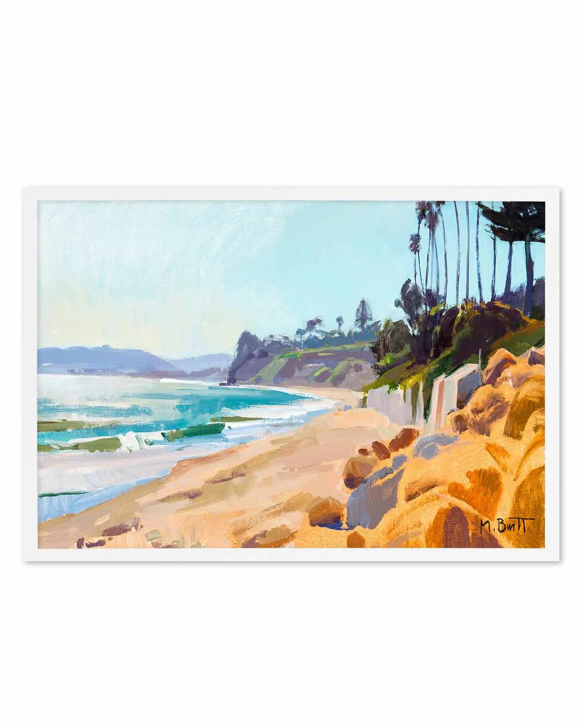 Afternoon Light by Marcia Burtt Art Print from Olive et Oriel where you can shop wallpaper and artworks online