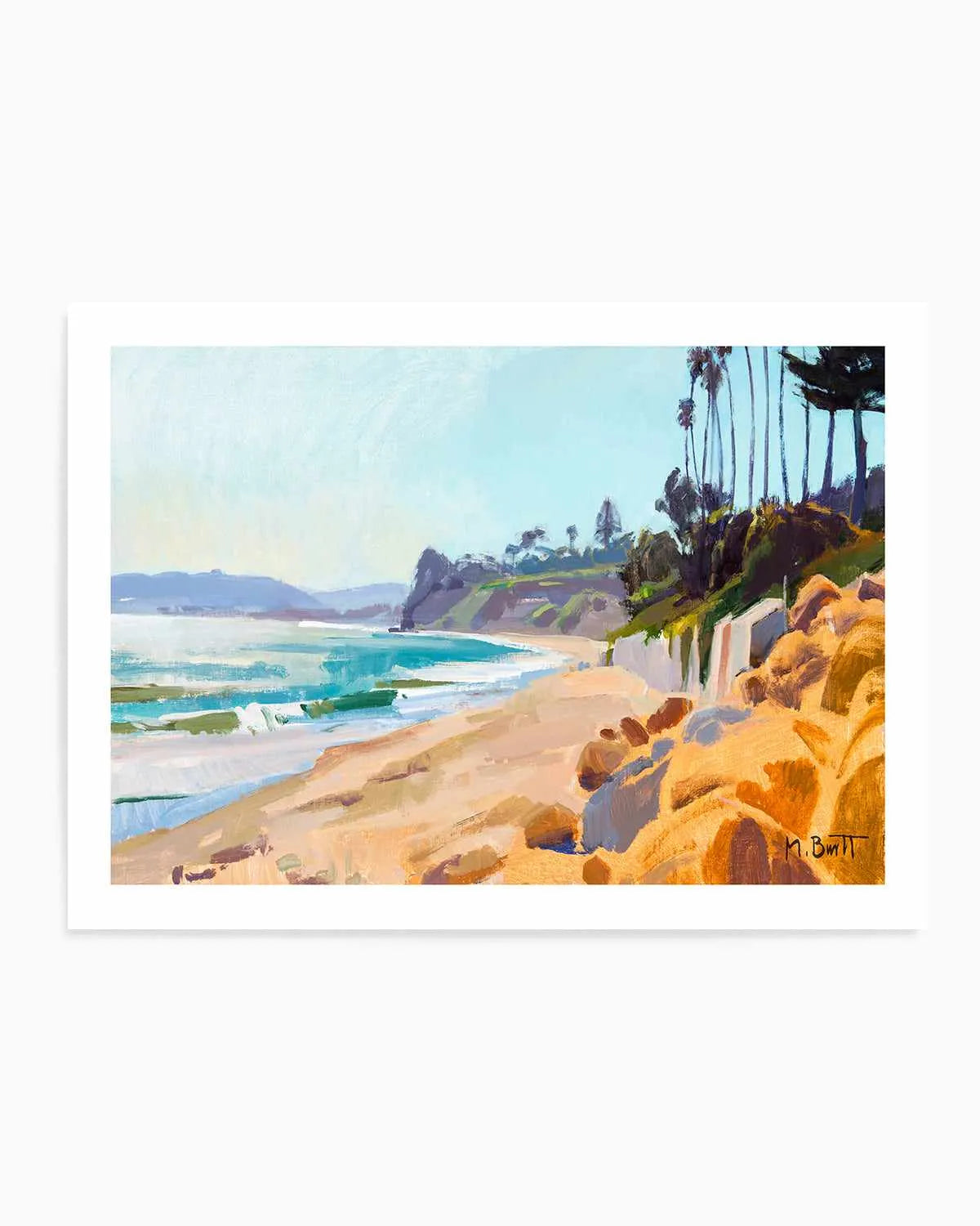 Afternoon Light by Marcia Burtt Art Print from Olive et Oriel where you can shop wallpaper and artworks online