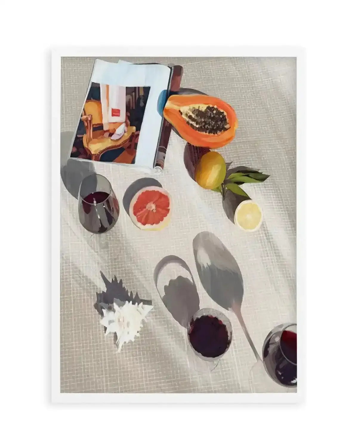 Afternoon Pinot Noir I Art Print from Olive et Oriel where you can shop wallpaper and artworks online