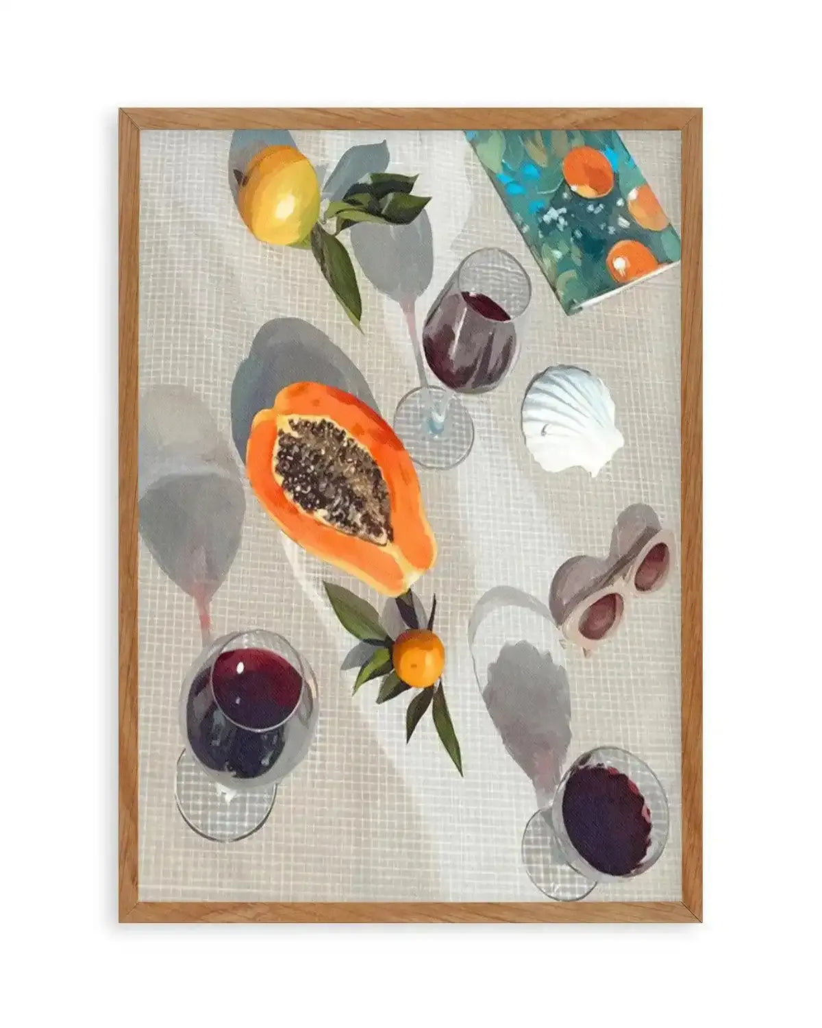 Afternoon Pinot Noir II Art Print from Olive et Oriel where you can shop wallpaper and artworks online