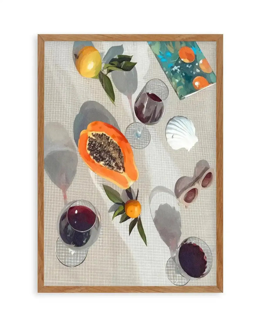 Afternoon Pinot Noir II Art Print from Olive et Oriel where you can shop wallpaper and artworks online