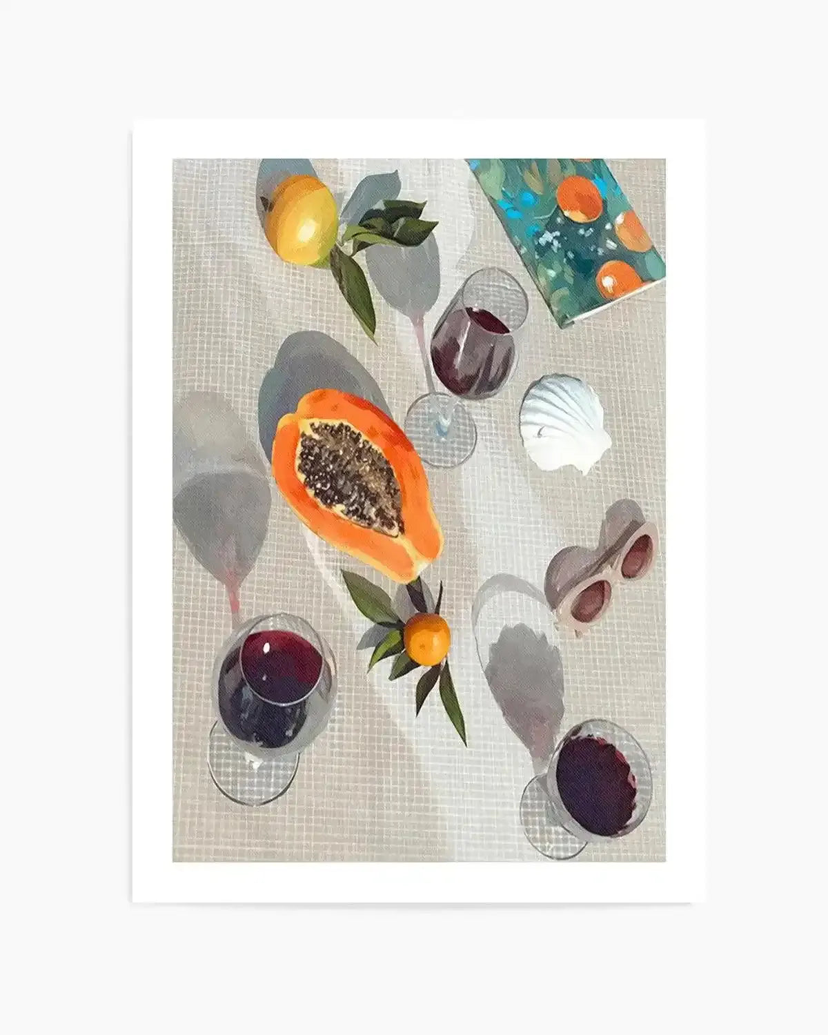 Afternoon Pinot Noir II Art Print from Olive et Oriel where you can shop wallpaper and artworks online