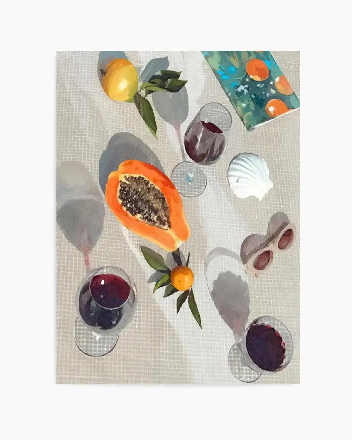 Afternoon Pinot Noir II Art Print from Olive et Oriel where you can shop wallpaper and artworks online