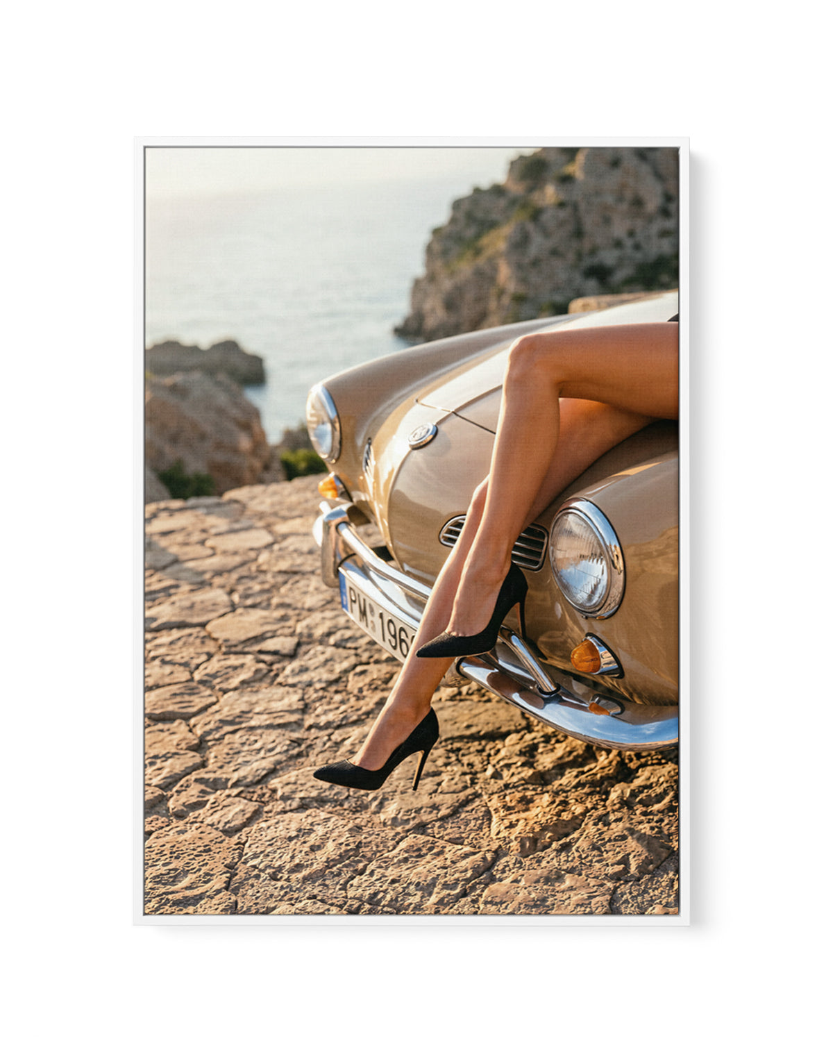 Afternoon View II | Framed Canvas Art Print