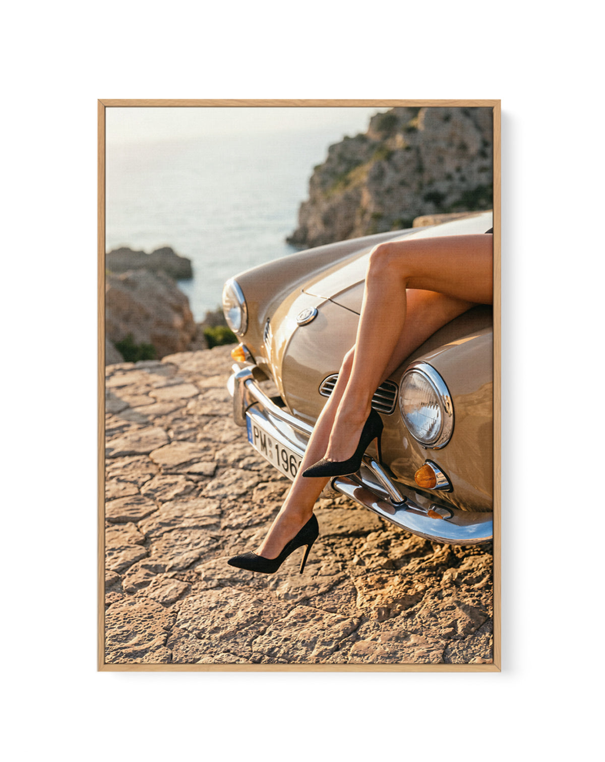 Afternoon View II | Framed Canvas Art Print