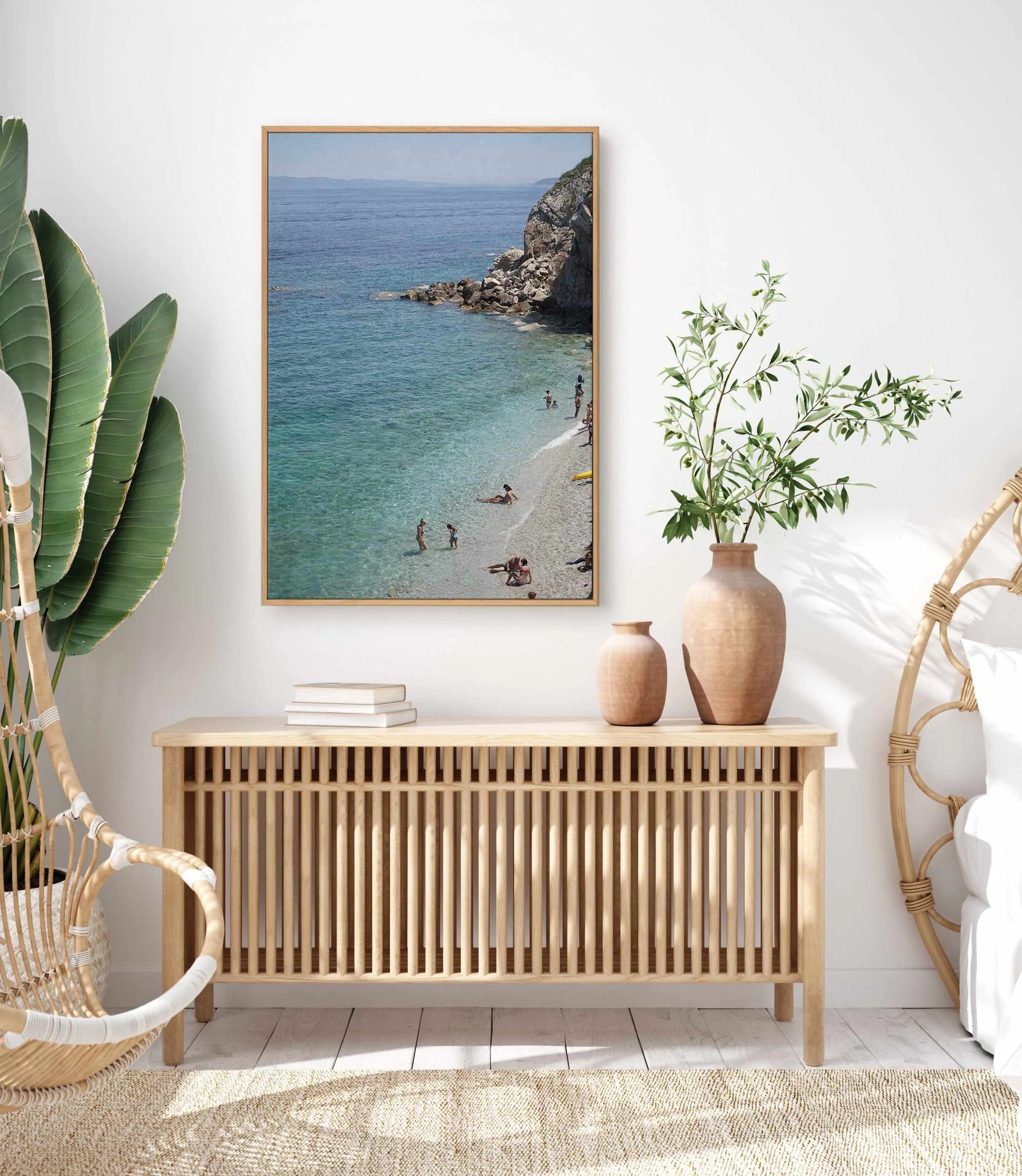 Afternoon Dip by Renee Rae | Framed Canvas Art Print from Olive et Oriel where you can shop wallpaper and artworks online