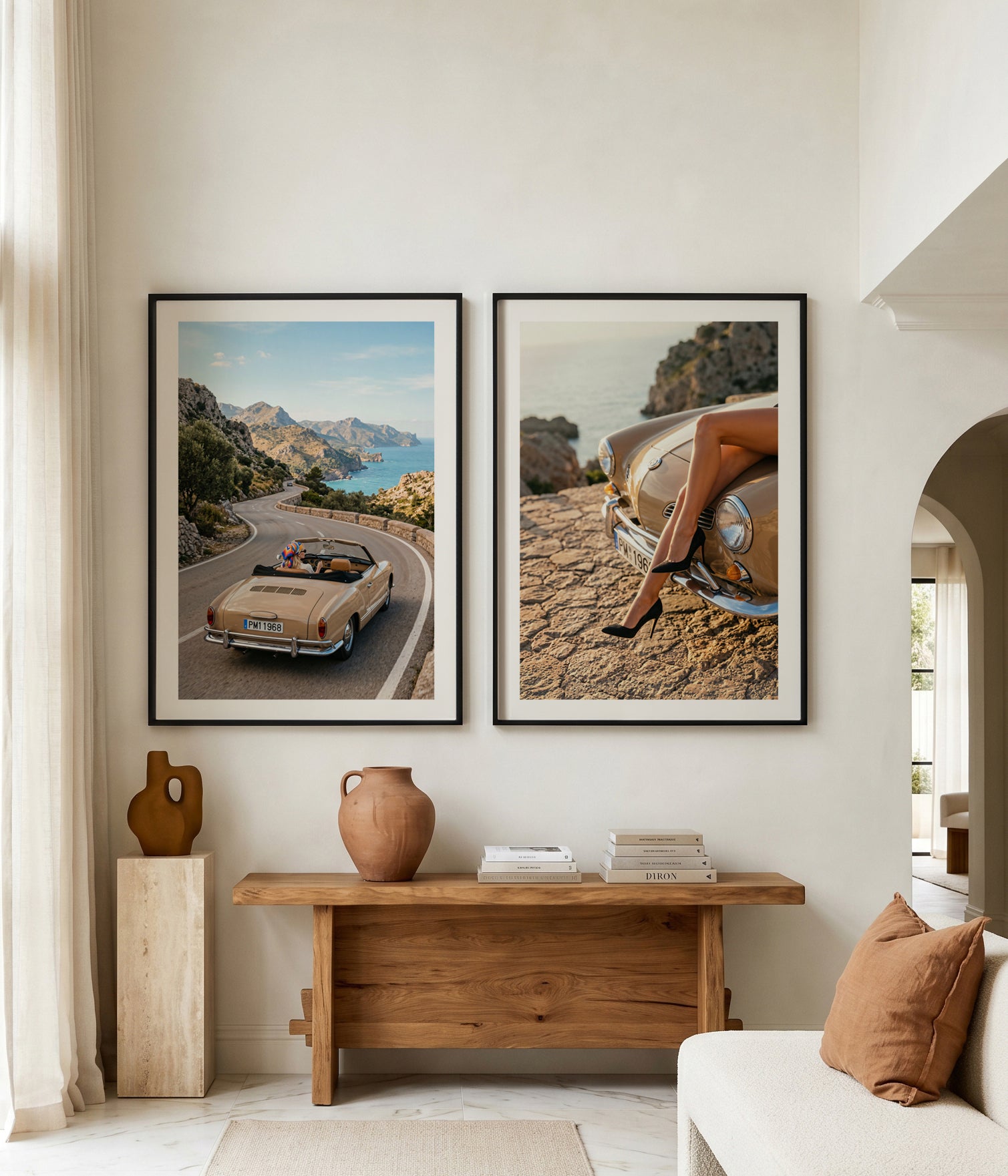 Afternoon View I & II Art Print Set of 2 | Matching Wall Art