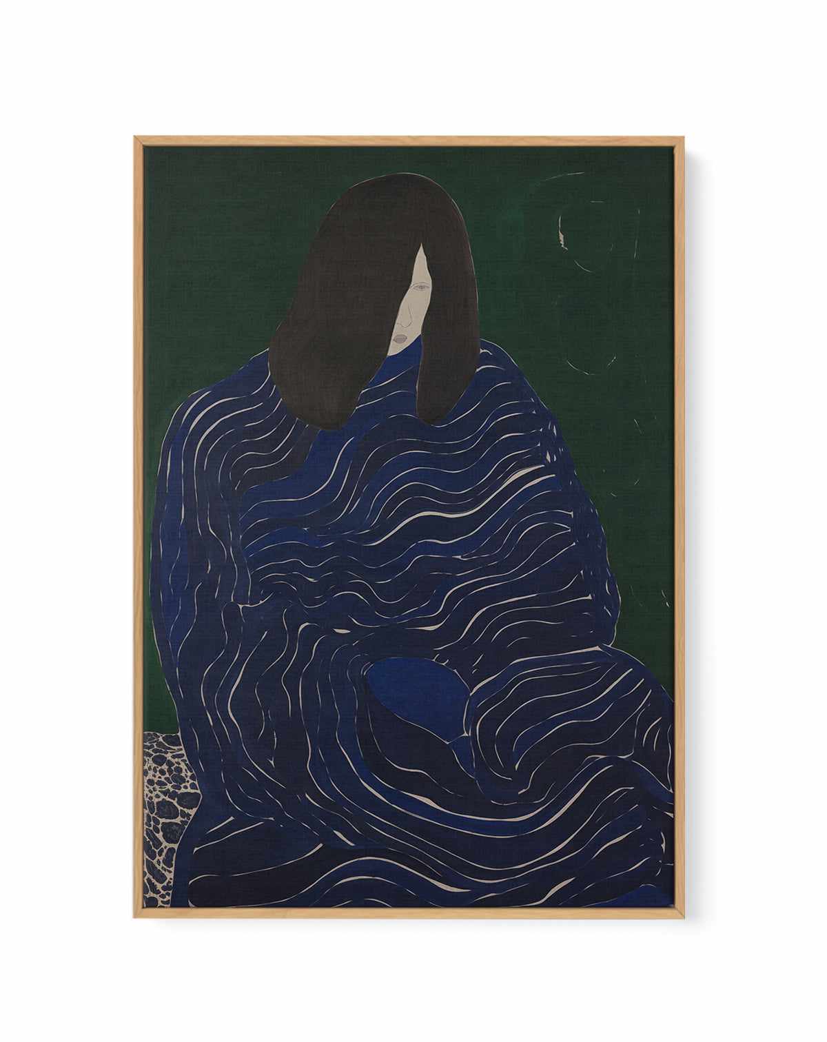 Aiko I | Framed Canvas Art Print from Olive et Oriel where you can shop wallpaper and artworks online