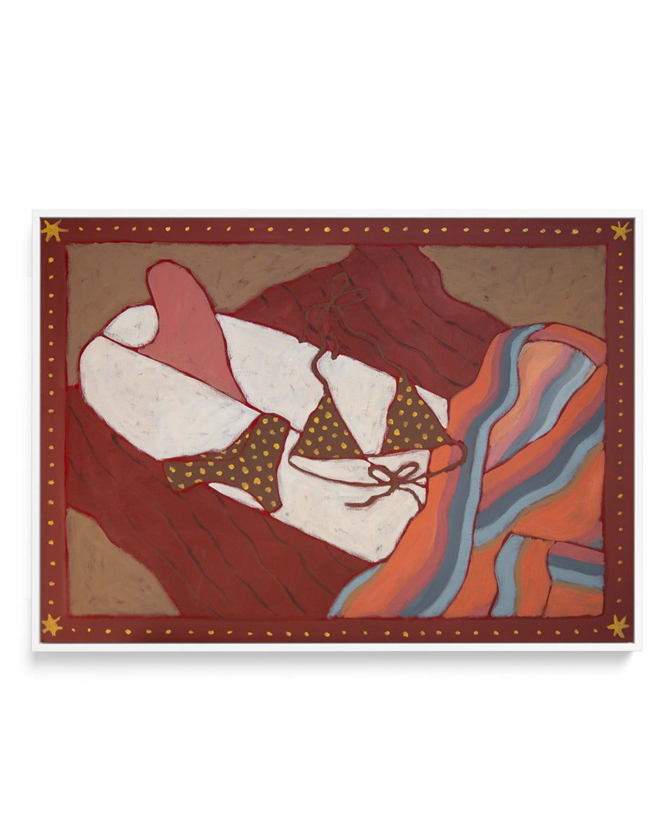 Air Dry 2 by Erin Champ | Framed Canvas Art Print