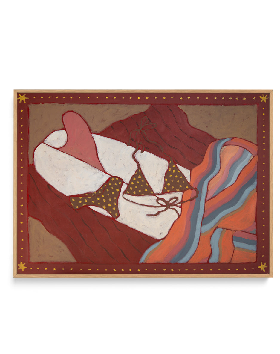 Air Dry 2 by Erin Champ | Framed Canvas Art Print