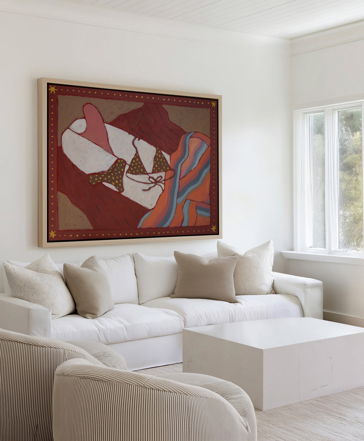 Air Dry 2 by Erin Champ | Framed Canvas Art Print
