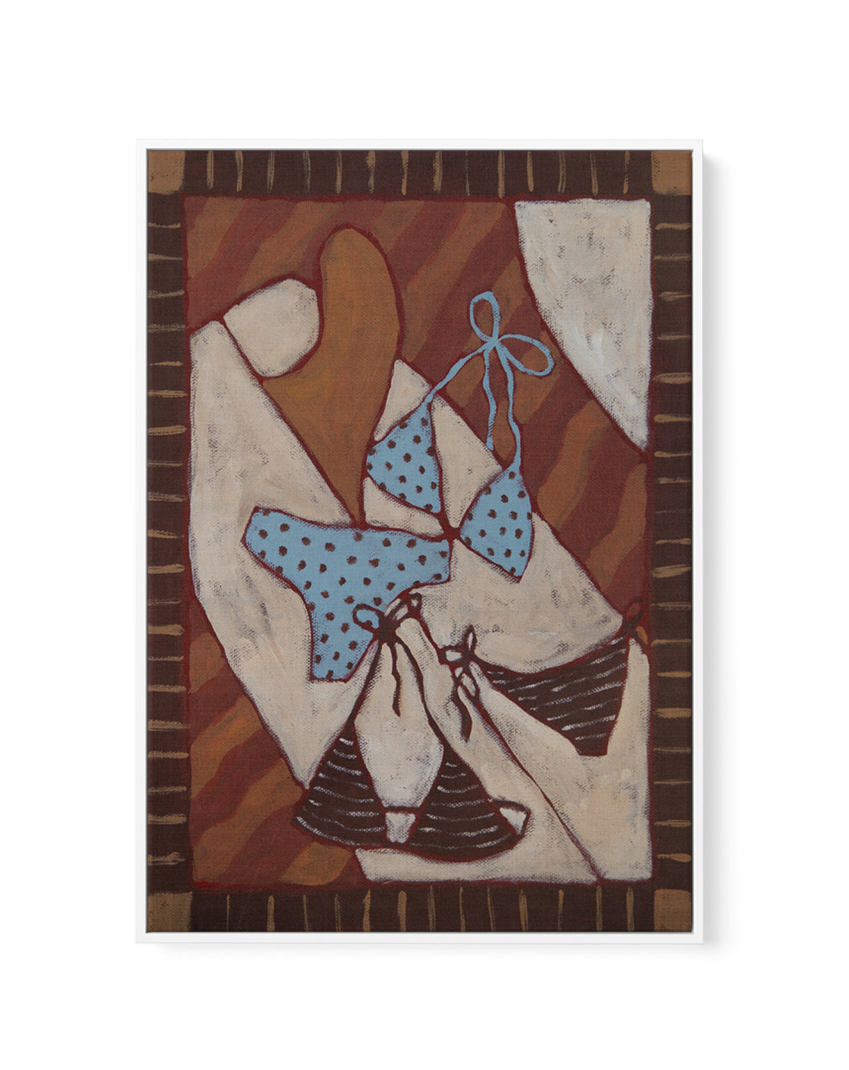 Air Dry 3 by Erin Champ | Framed Canvas Art Print