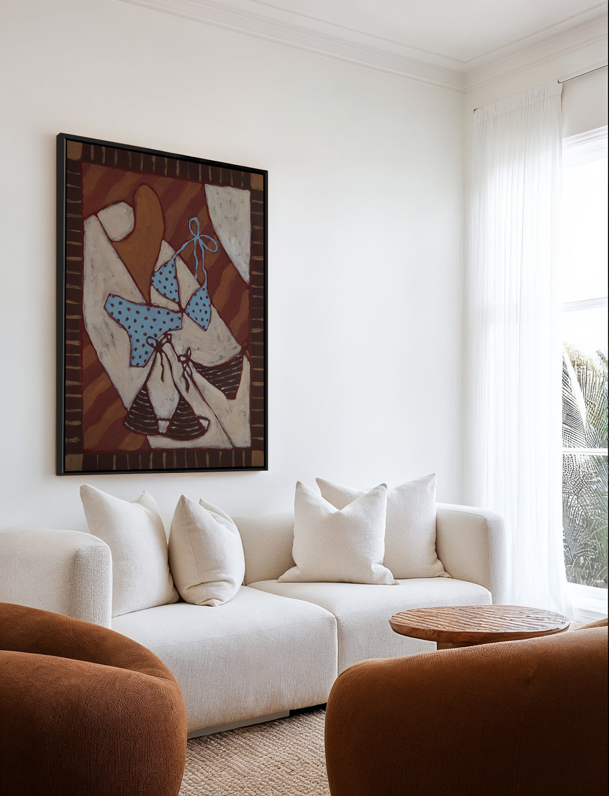Air Dry 3 by Erin Champ | Framed Canvas Art Print