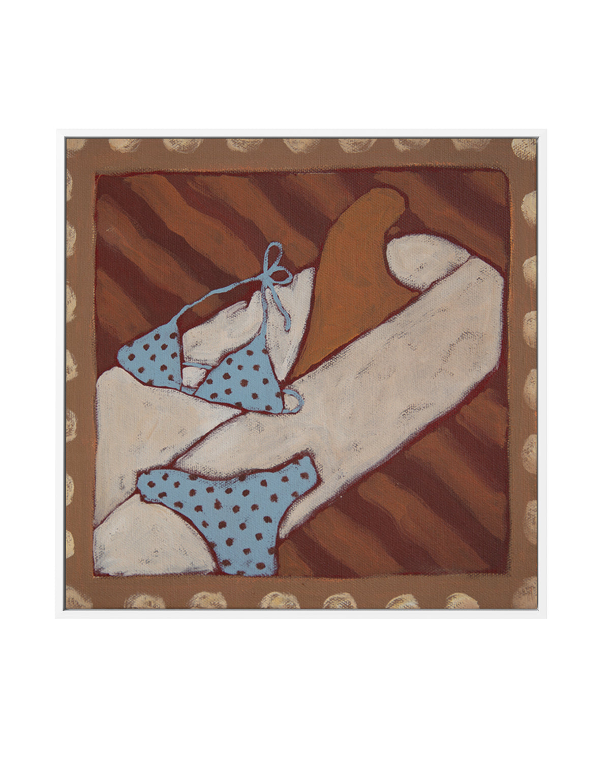 Air Dry 4 by Erin Champ | Framed Canvas Art Print