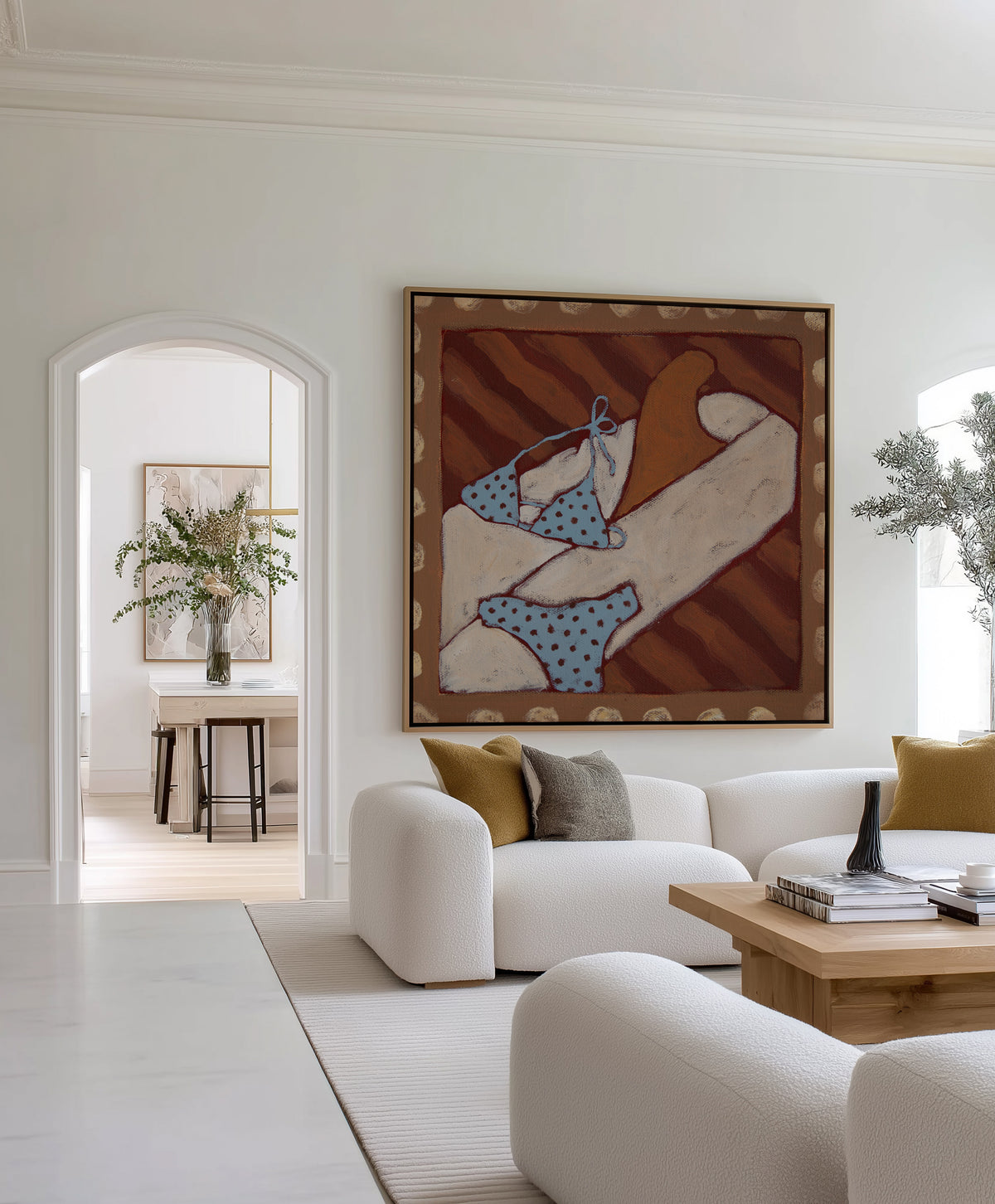 Air Dry 4 by Erin Champ | Framed Canvas Art Print