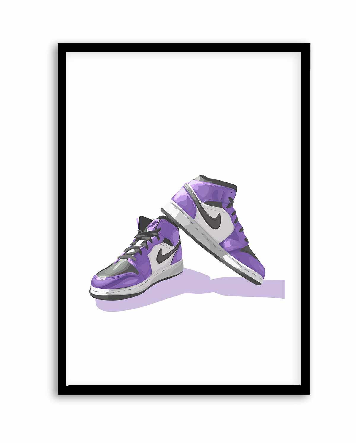 Air Jordans Purple | Art Print