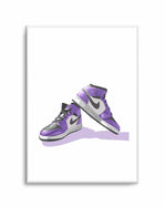 Air Jordans Purple | Art Print