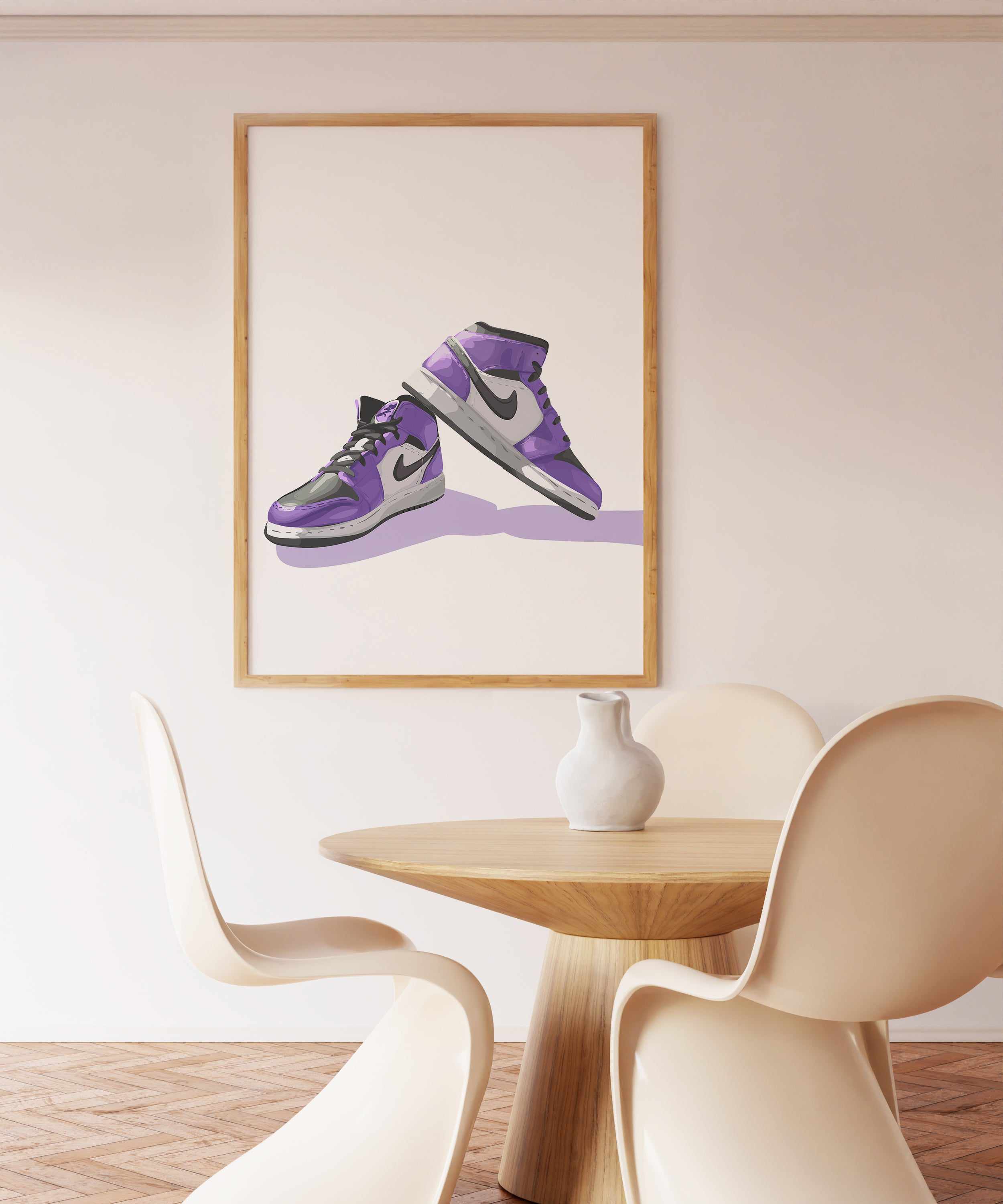 Air Jordans Purple | Art Print