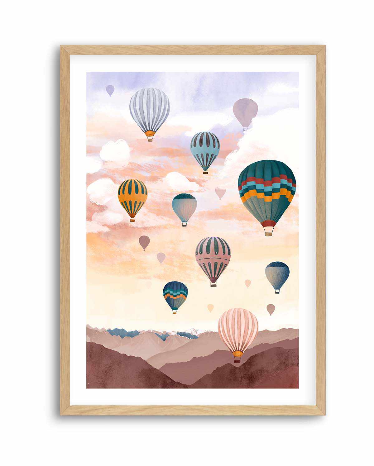 Airballoon Sky by Goed Blauw | Art Print