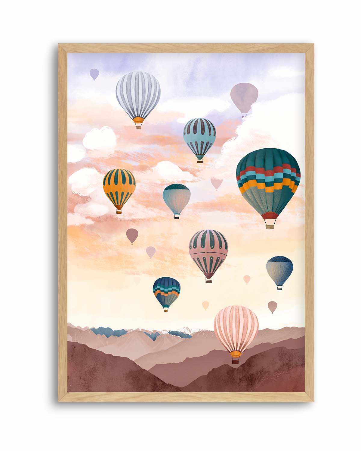 Airballoon Sky by Goed Blauw | Art Print