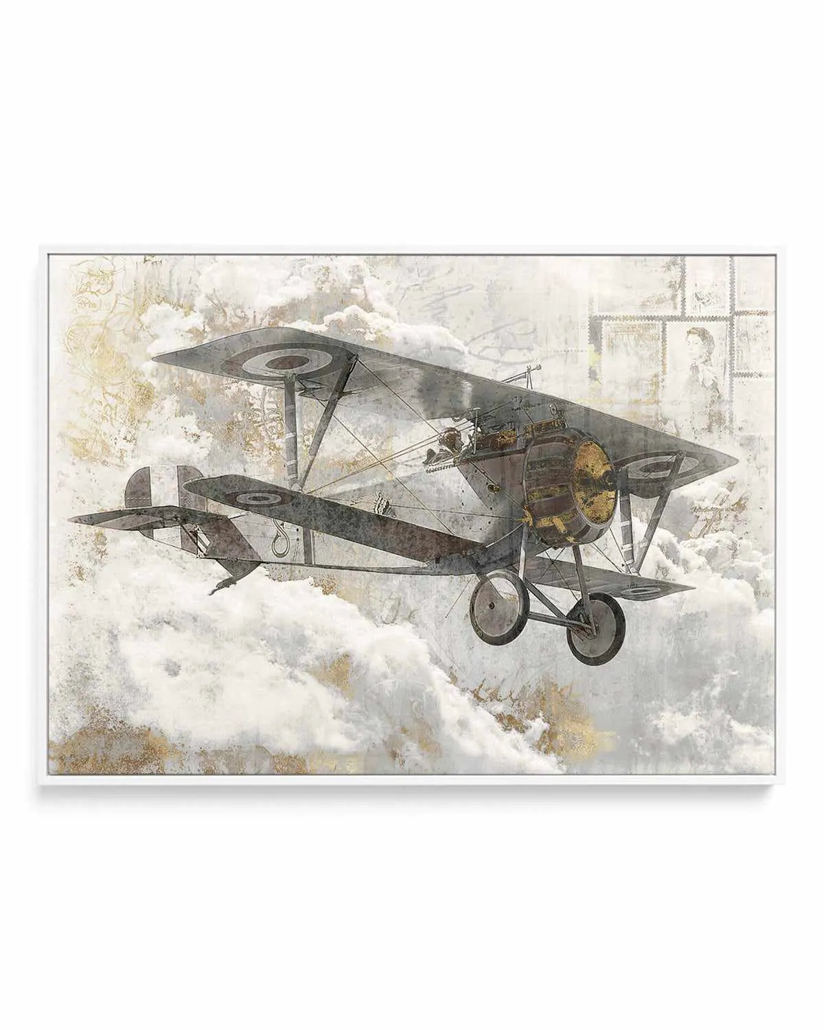 Airplane I | Framed Canvas Art Print from Olive et Oriel where you can shop wallpaper and artworks online