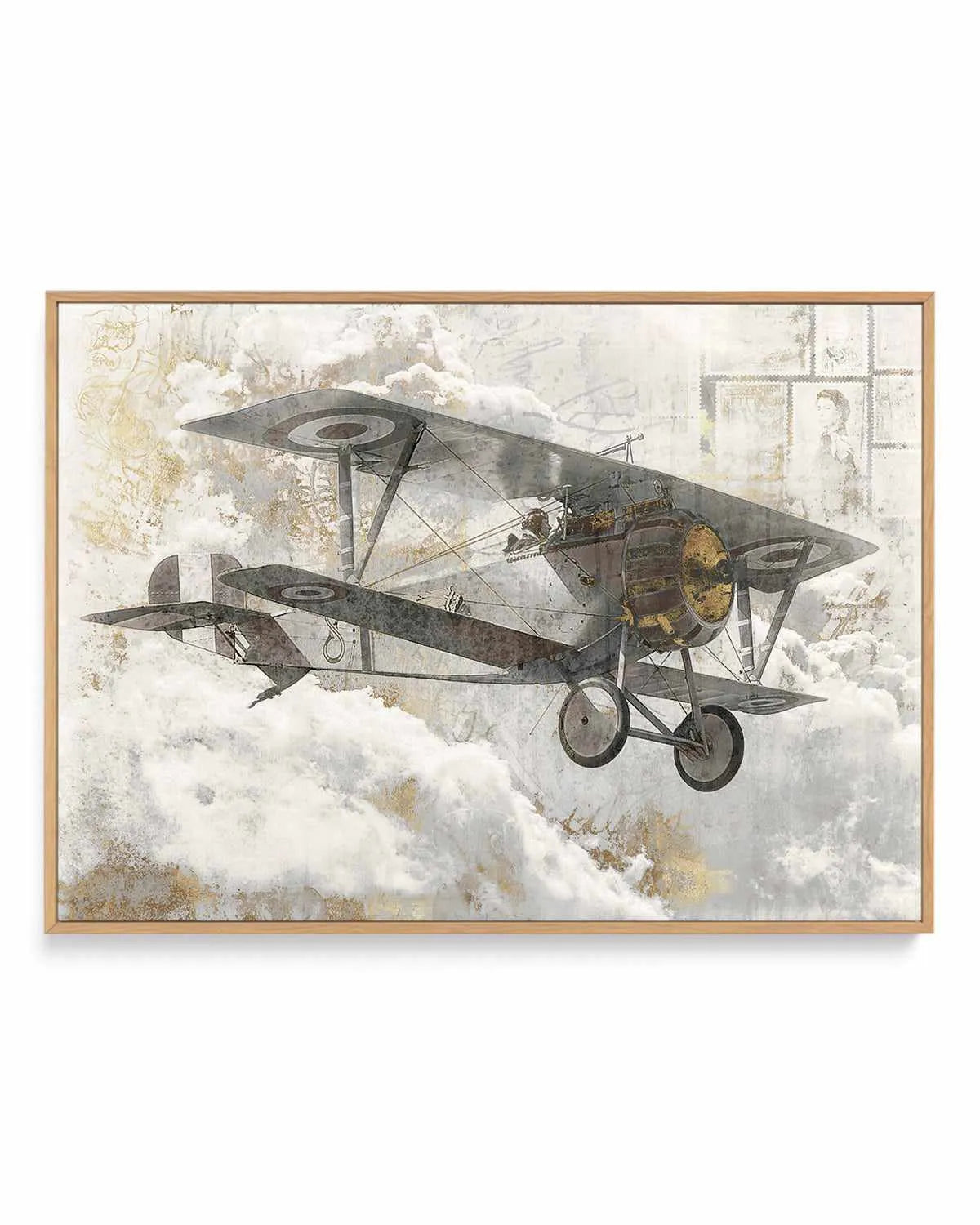 Airplane I | Framed Canvas Art Print from Olive et Oriel where you can shop wallpaper and artworks online
