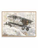 Airplane I | Framed Canvas Art Print