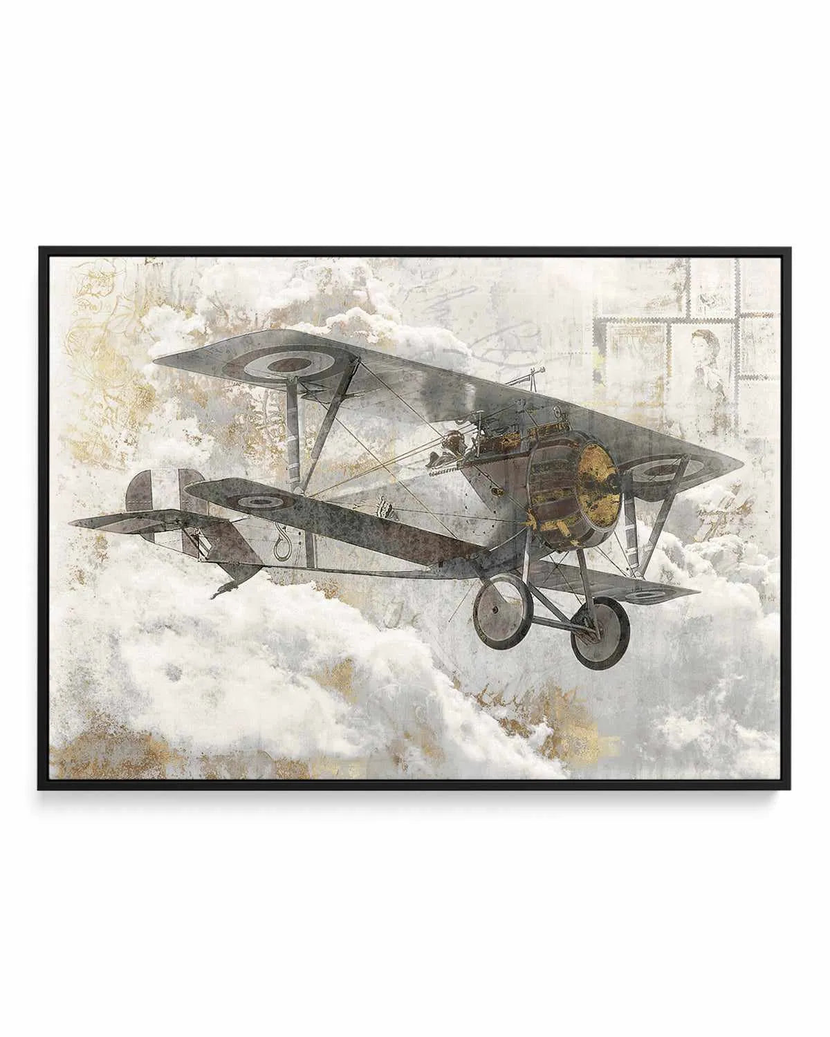 Airplane I | Framed Canvas Art Print from Olive et Oriel where you can shop wallpaper and artworks online