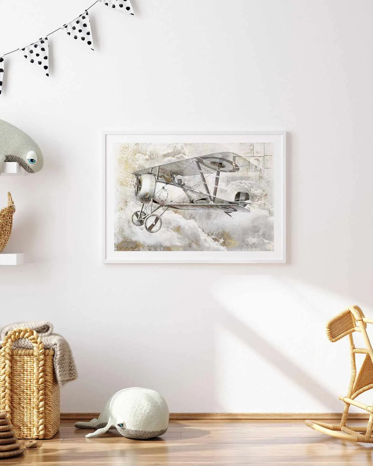 Airplane II Art Print from Olive et Oriel where you can shop wallpaper and artworks online