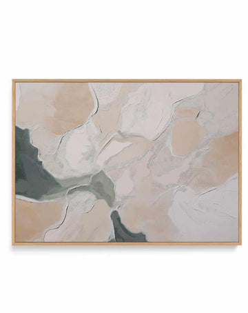 Alabaster Ridge II | Framed Canvas Art Print from Olive et Oriel where you can shop wallpaper and artworks online