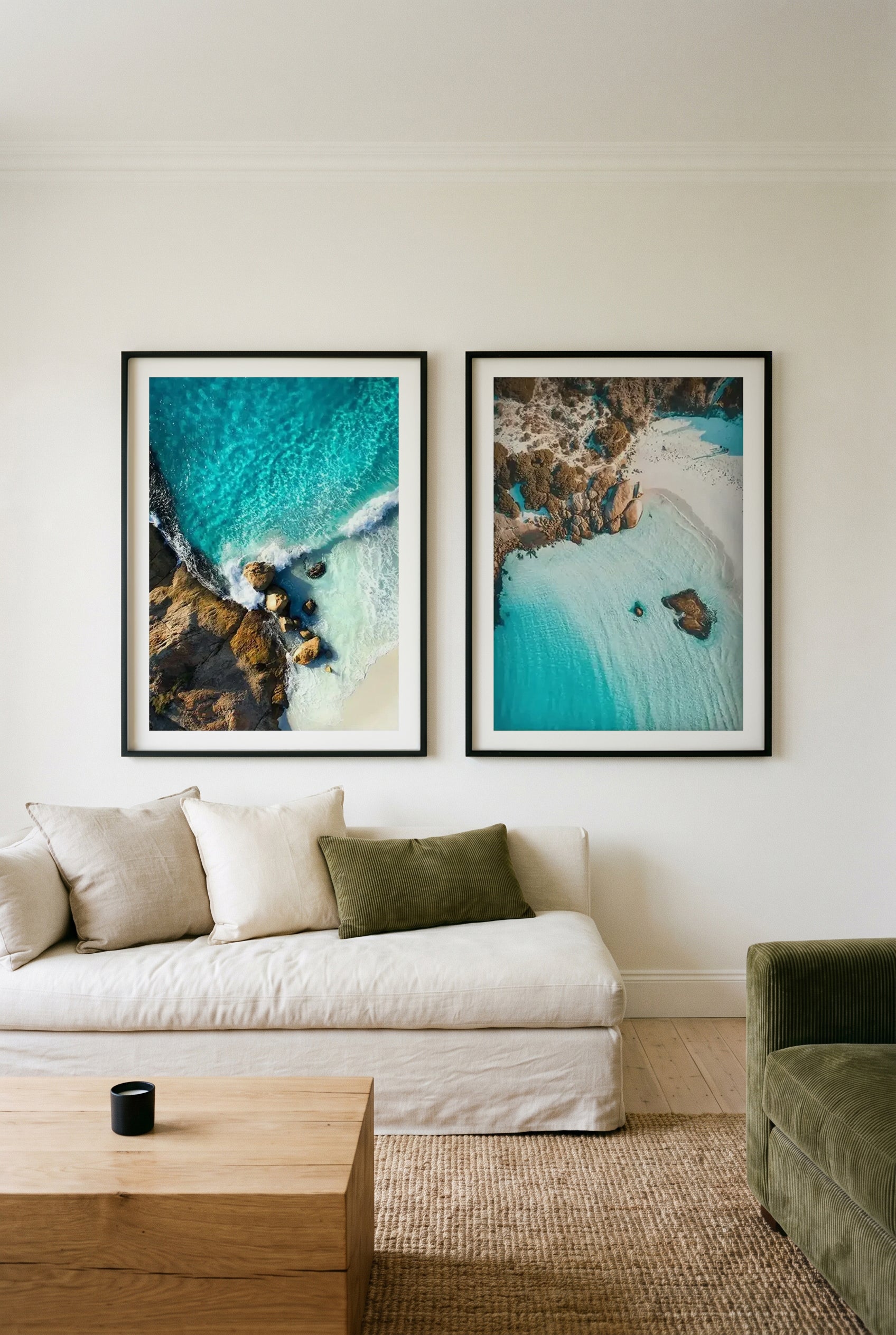 Albany & Esperance WA Art Print Set of 2 | Matching Wall Art
