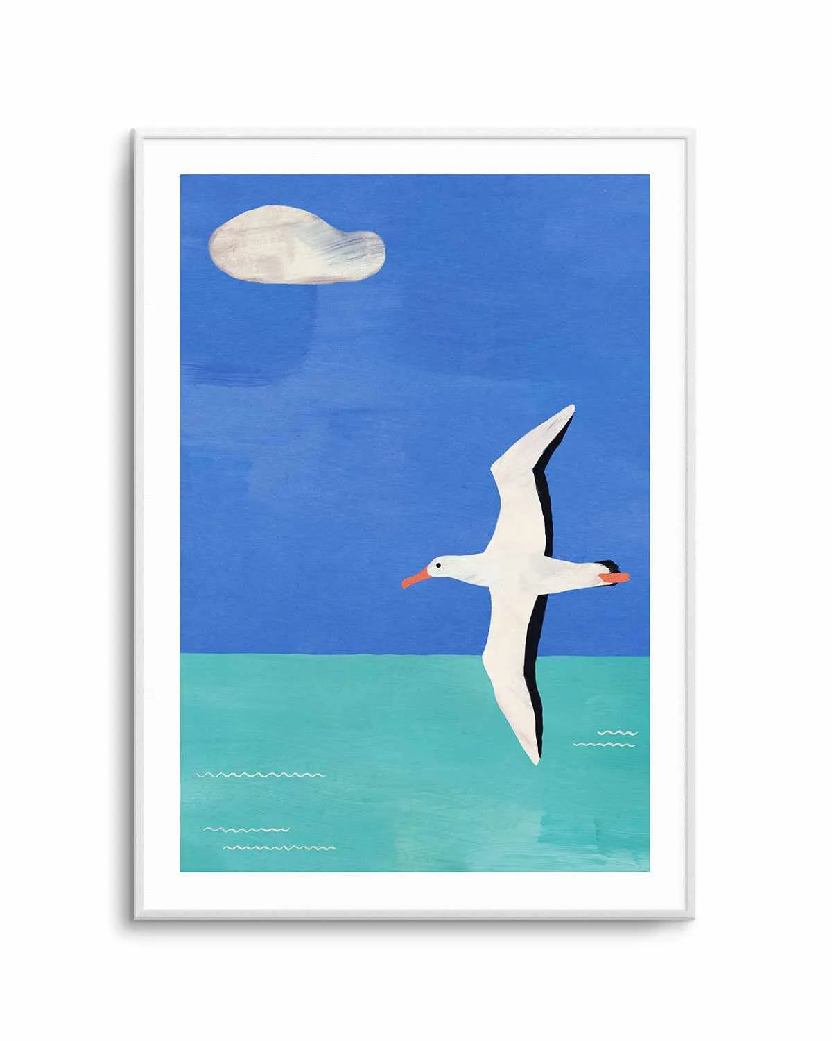 Albatross & the Cloud by Henry Rivers Art Print from Olive et Oriel where you can shop wallpaper and artworks online