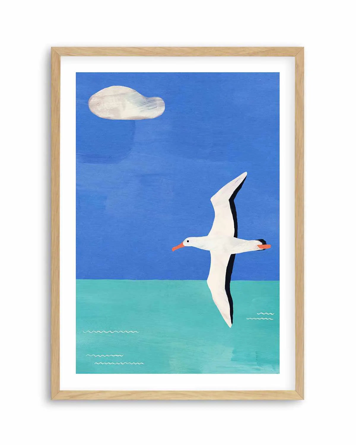 Albatross & the Cloud by Henry Rivers Art Print from Olive et Oriel where you can shop wallpaper and artworks online