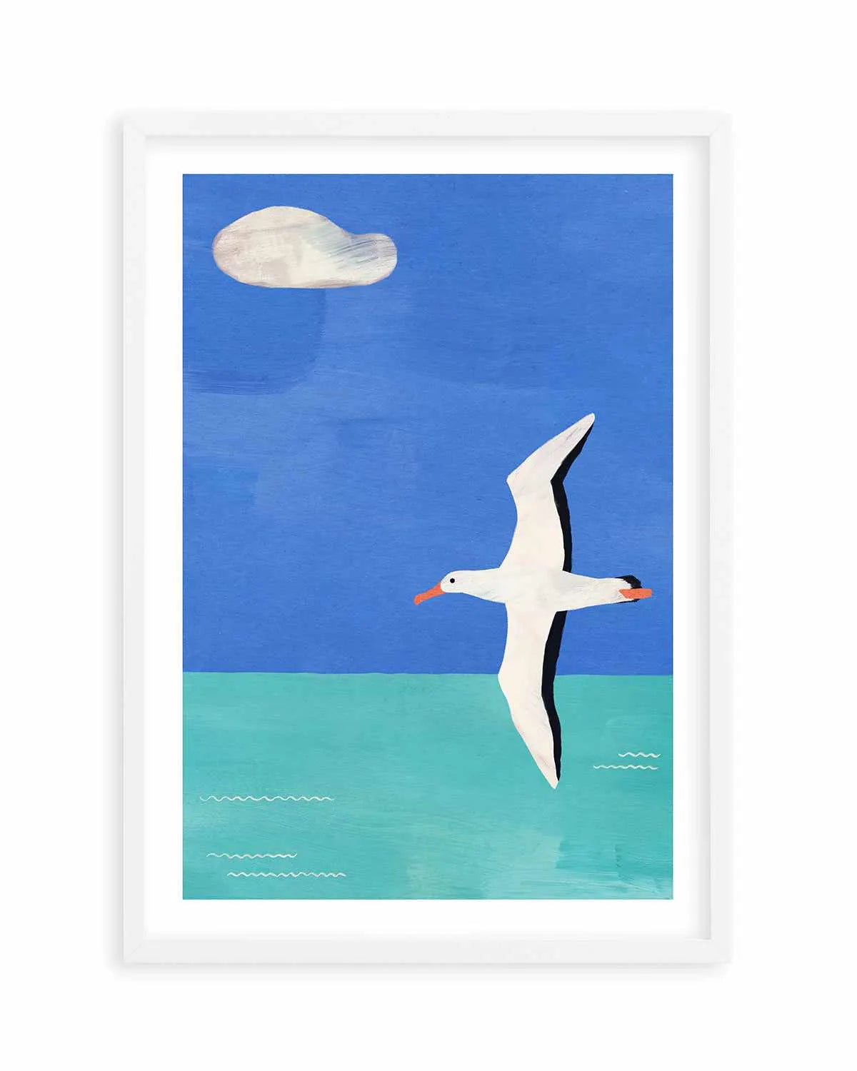 Albatross & the Cloud by Henry Rivers Art Print from Olive et Oriel where you can shop wallpaper and artworks online