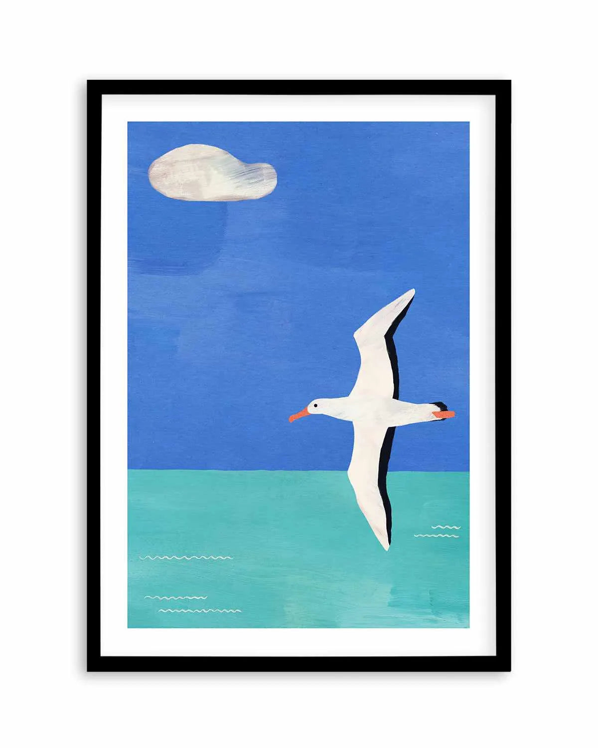 Albatross & the Cloud by Henry Rivers Art Print from Olive et Oriel where you can shop wallpaper and artworks online