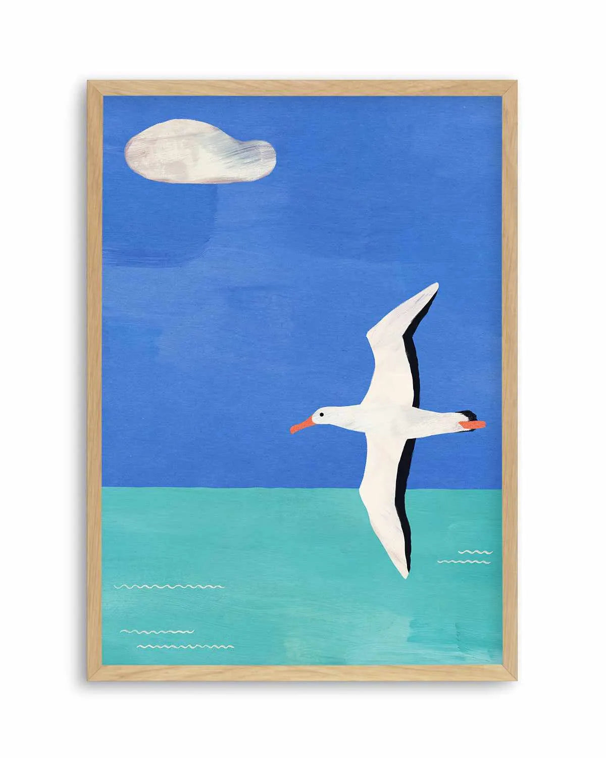 Albatross & the Cloud by Henry Rivers Art Print from Olive et Oriel where you can shop wallpaper and artworks online