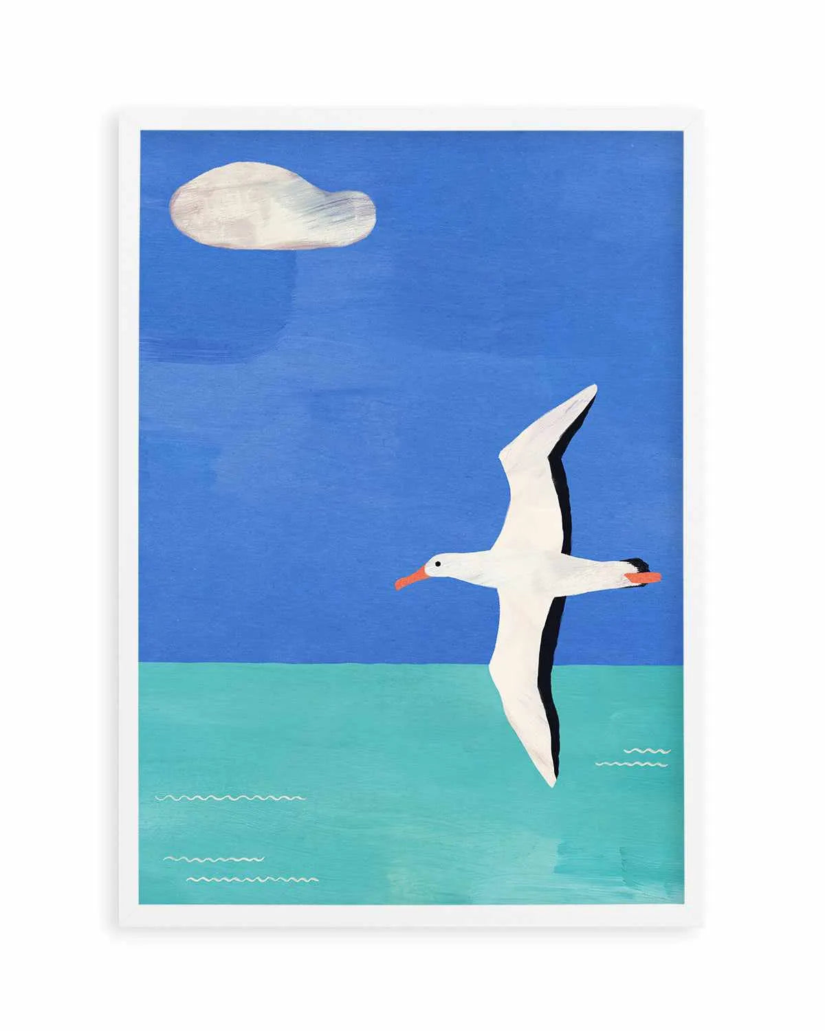 Albatross & the Cloud by Henry Rivers Art Print from Olive et Oriel where you can shop wallpaper and artworks online