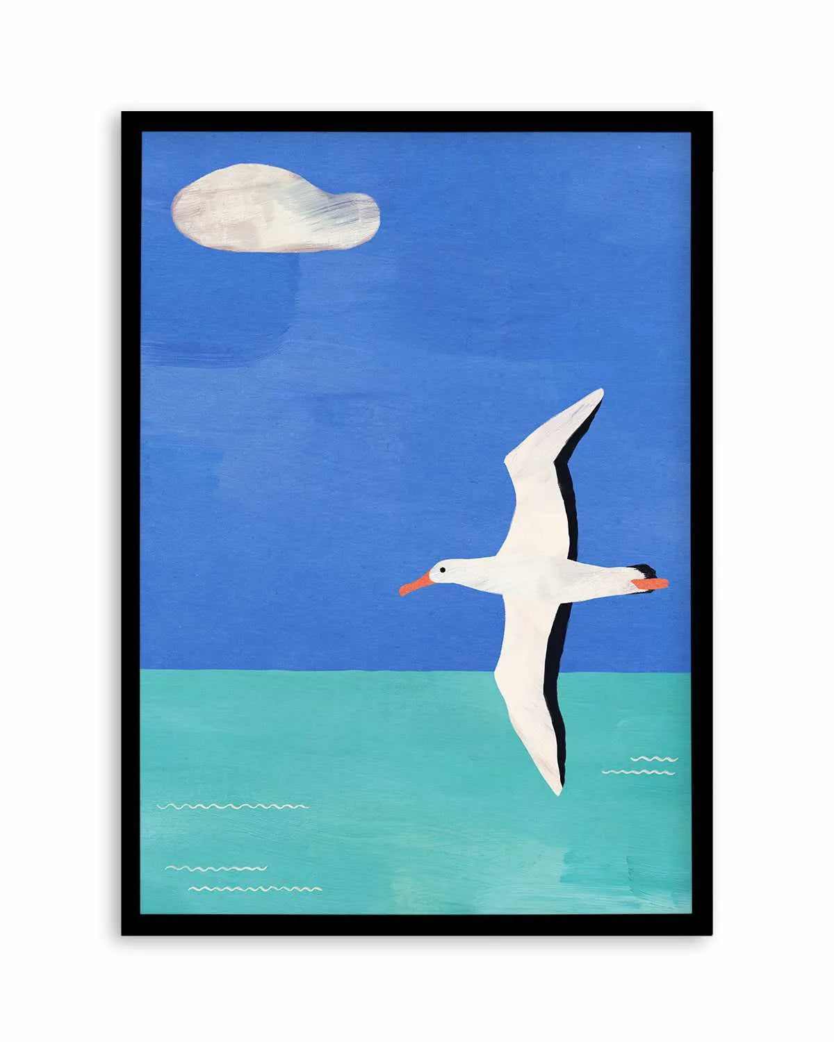 Albatross & the Cloud by Henry Rivers Art Print from Olive et Oriel where you can shop wallpaper and artworks online