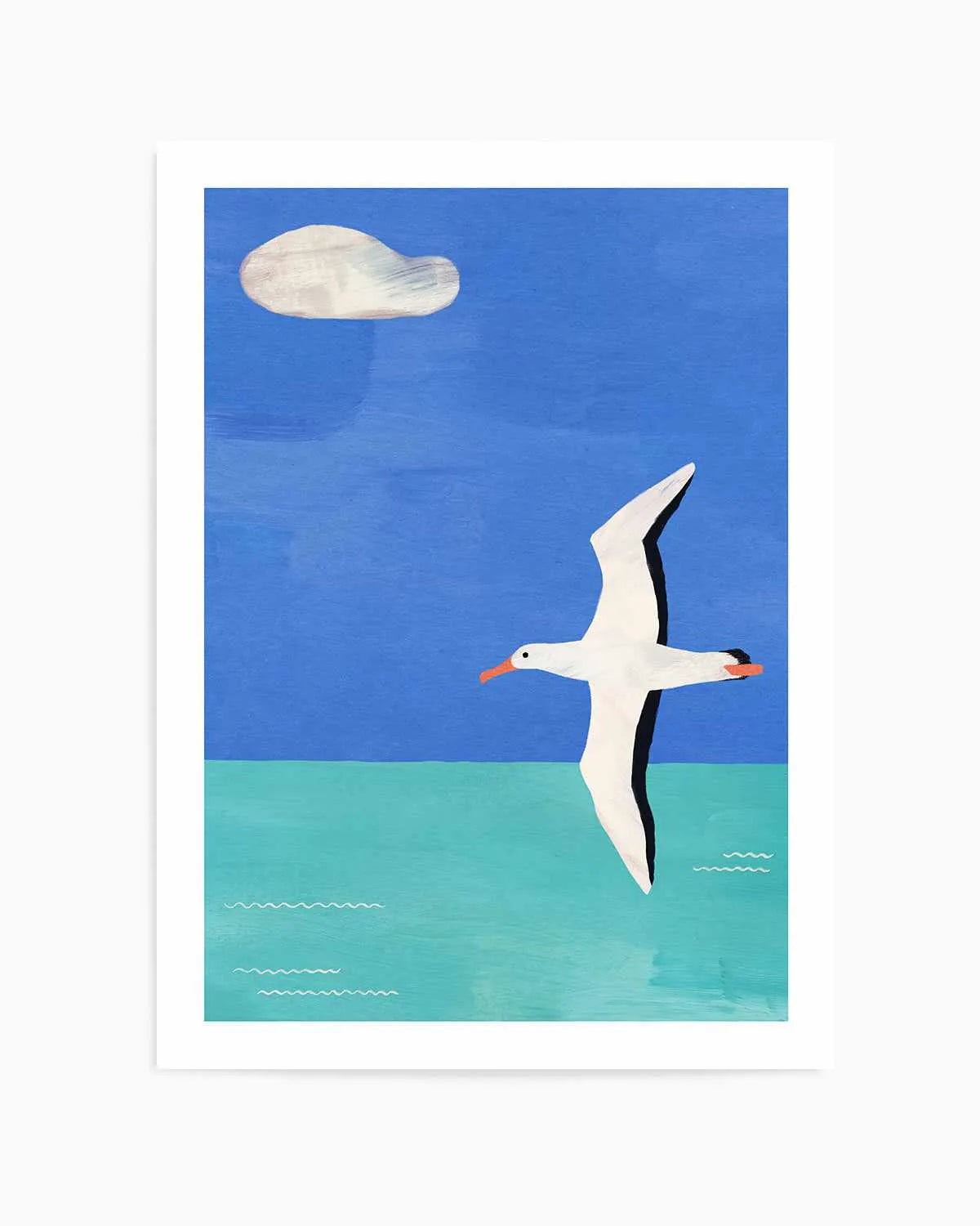 Albatross & the Cloud by Henry Rivers Art Print from Olive et Oriel where you can shop wallpaper and artworks online